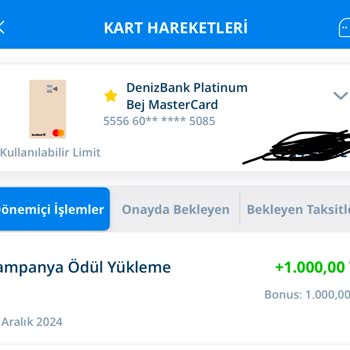 Denizbank'ta Bilgilendirme Eksikliği Ve Bonus Puan Sorunu
