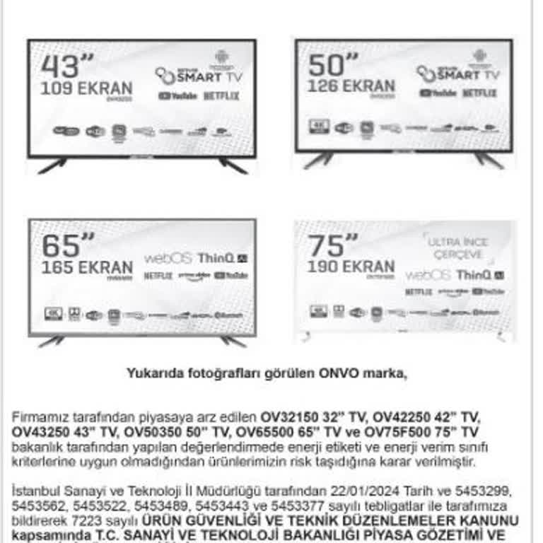 Bakanlık Kararına Uymayan Onvo