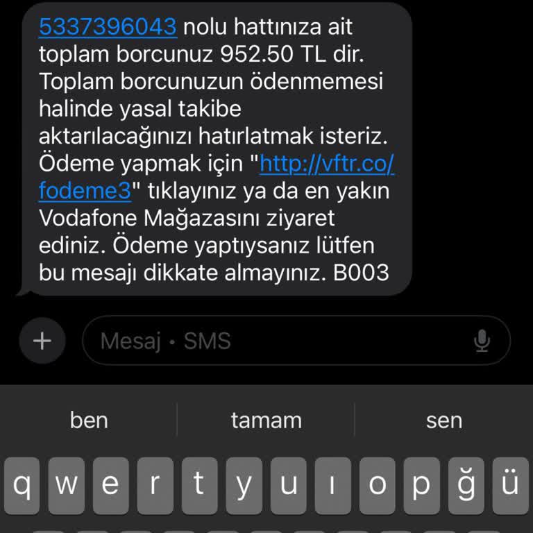 Kapatılan Numaranın Fatura Sorunu
