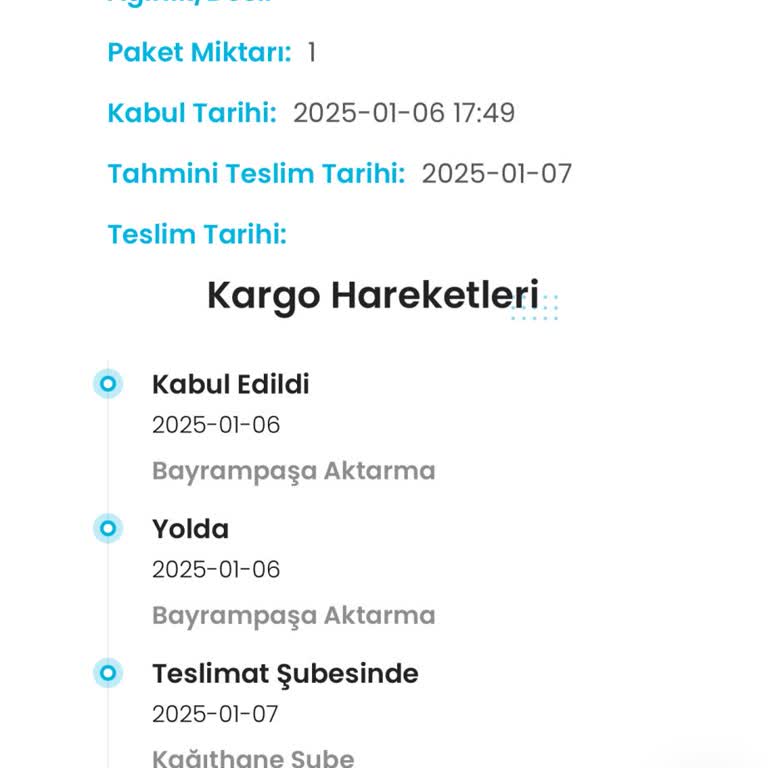 Kargoist Teslimat Sorunu Ve Zara'dan Yanıt Bekleyişi