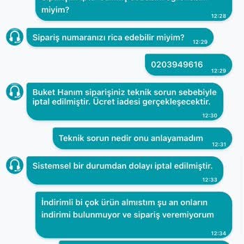 İptal Edilen Sipariş Ve İndirim Mağduriyeti