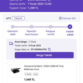 Kırık Ürün Ve Yetersiz Müşteri Hizmetleri