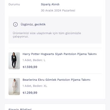 Penti Sipariş İptali Ve Teslimat Sorunu