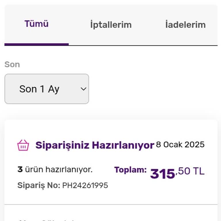 Gratis'ten Sipariş Hazırlama Süresi Çok Uzun