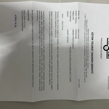 Kalitesiz Ürün Ve İlgisiz Müşteri Hizmeti