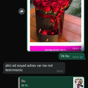Çiçek Siparişimde Büyük Hayal Kırıklığı