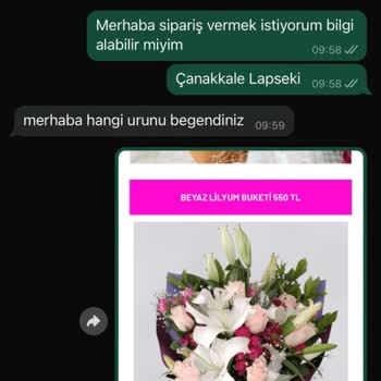 Çiçek Siparişimde Büyük Hayal Kırıklığı