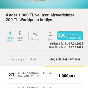 VakıfBank Worldcard Puanları Yüklenmedi