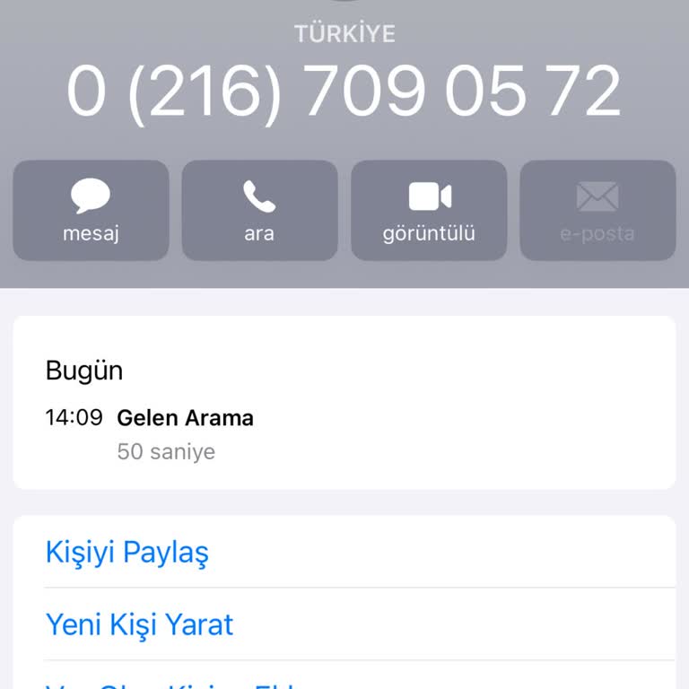 02167090572 Anketiyle Şüpheli Arama Ve Yanıltılma Endişesi