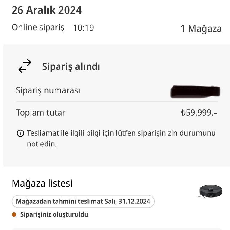 Teslim Edilmeyen Ürün Ve Yetersiz Bilgilendirme Sorunu