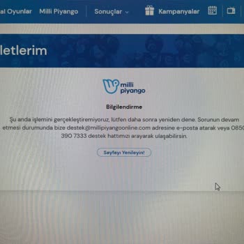Milli Piyango Sitesine Erişim Sorunu