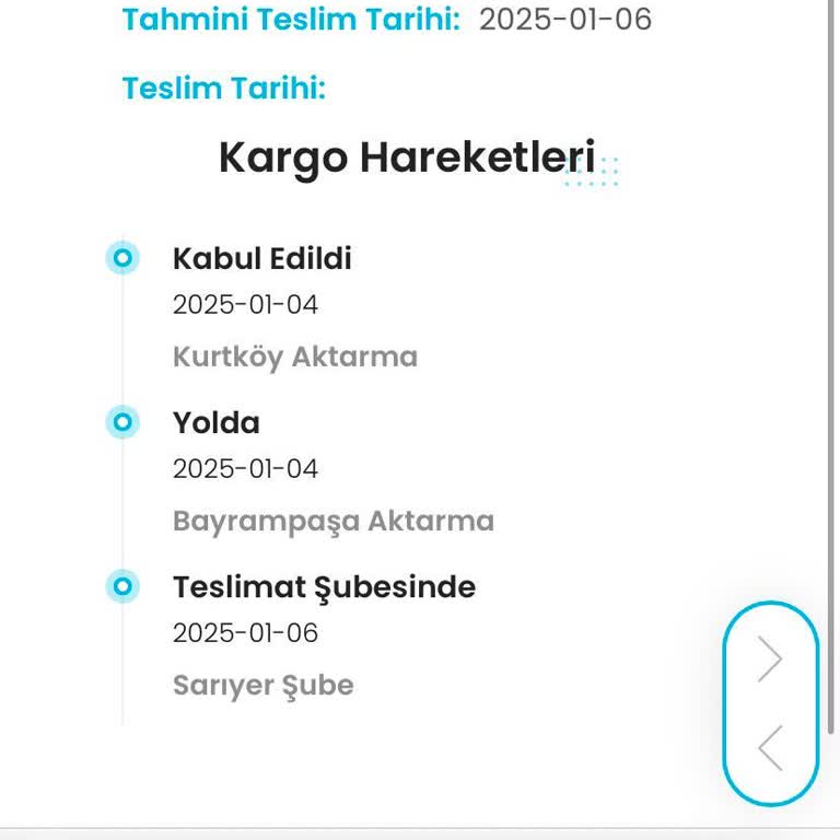 Kargoist Sarıyer Şubesi'nde Teslimat Gecikmesi