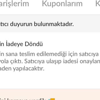 Robotik Cevaplar Ve Teslim Edilmeyen Sipariş Mağduriyeti