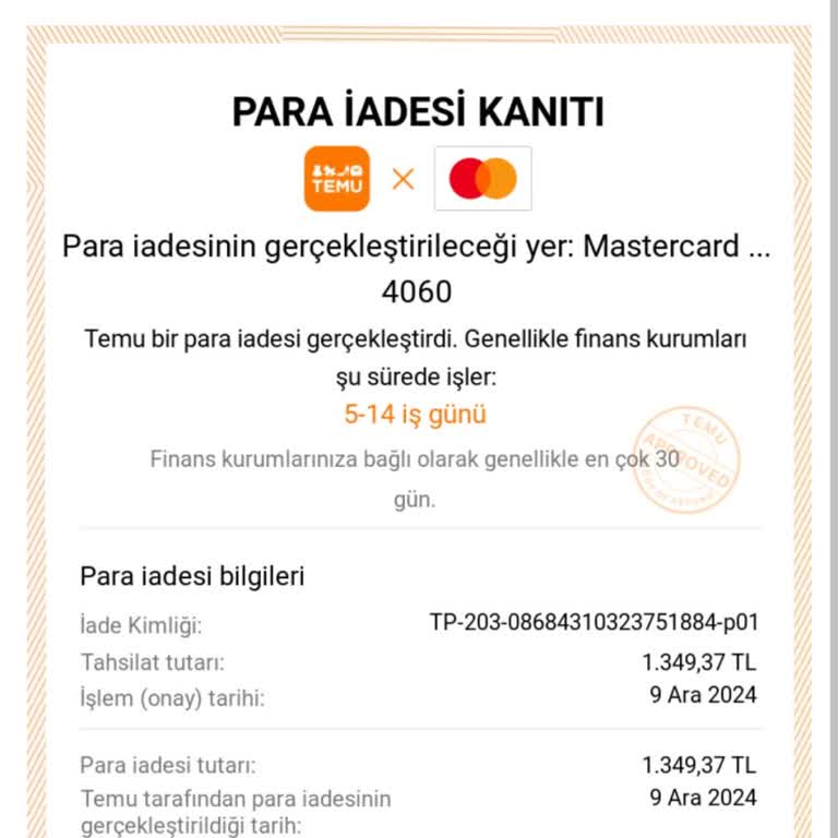 Para İadesi Sorunu Ve İlgisizlik