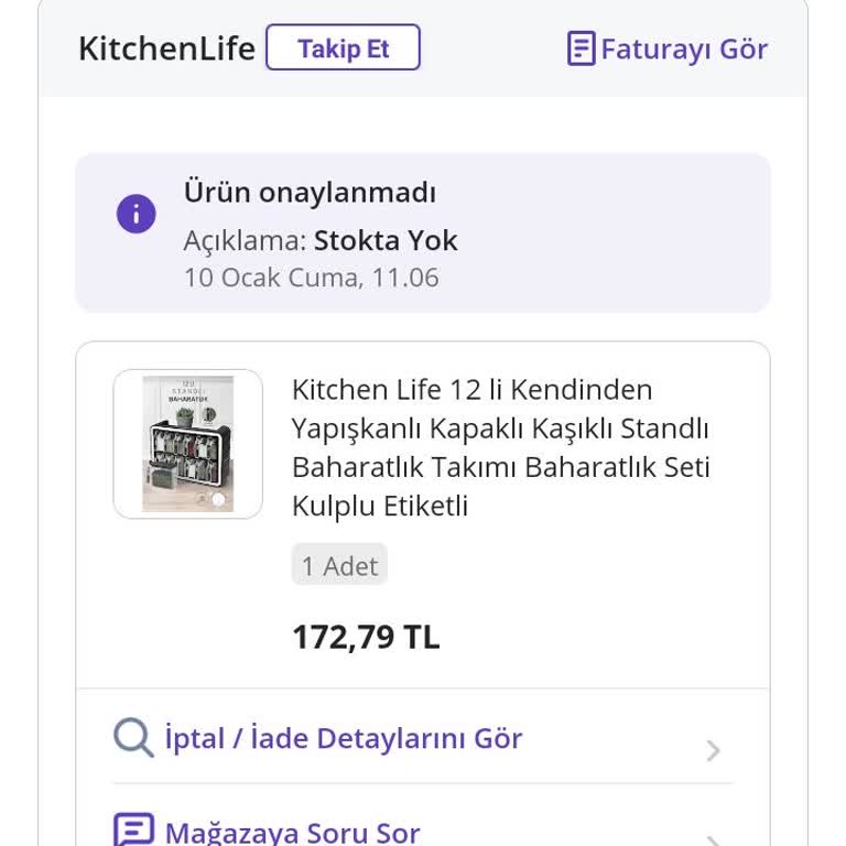 İptal Edilen Sipariş Ve Güven Sorunu