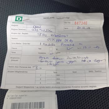 Deichmann Bot Fermuar Sorunu Ve Müşteri Hizmetleri Yanıtı