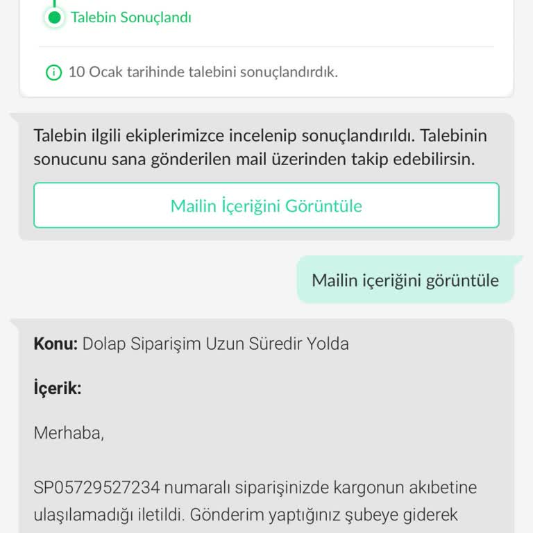 Kargoda Kaybolan Ürün Ve Yetersiz Alıcı Koruma Hizmeti