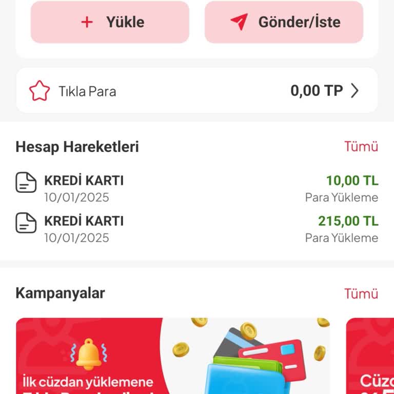 Tıkla Gelsin Uygulaması Bakiyemi Tanımıyor, İndirim Yapmadı