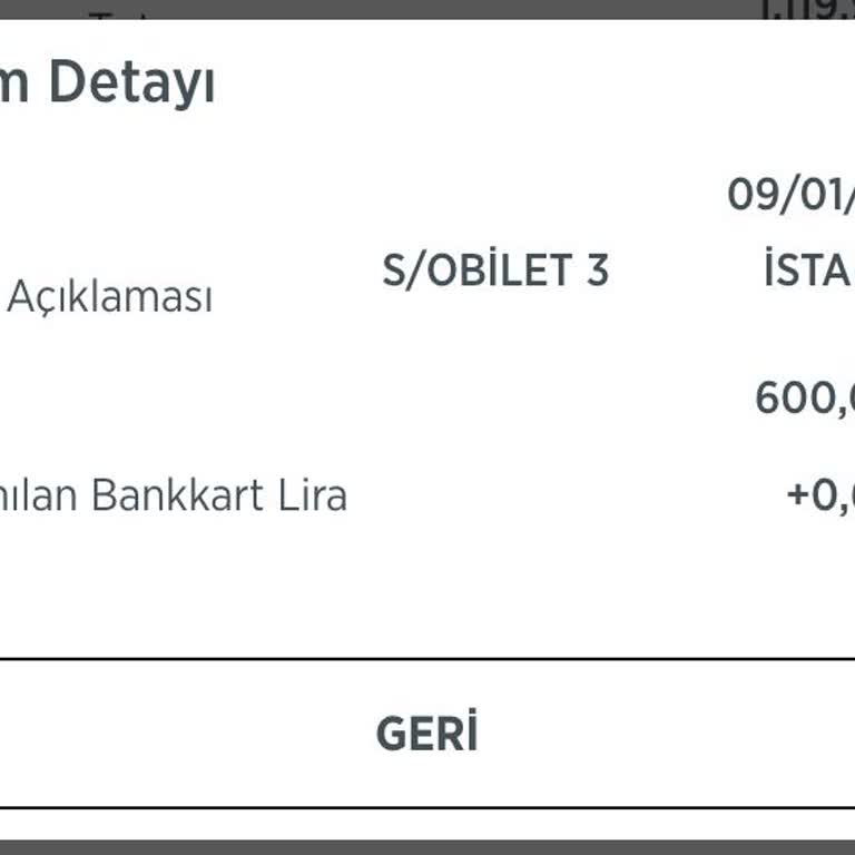 Bilet Alımı Sorunu Ve Para İadesi Talebi