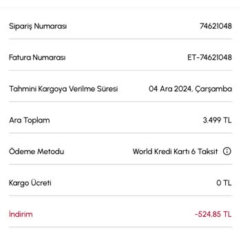 Eksik Parça Ve Yanlış Ürün Sorunu