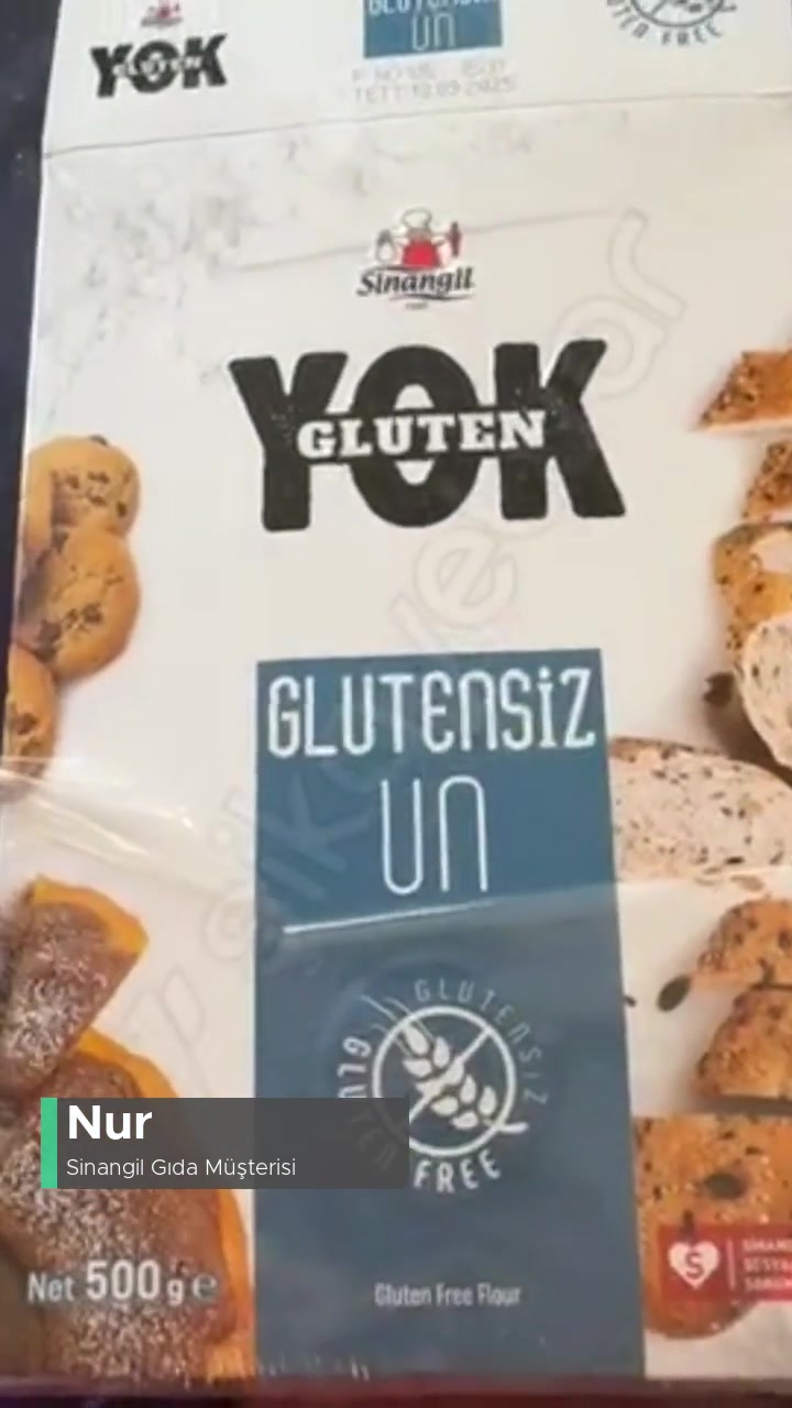 Sinangil Glutensiz Unun İçinde Toz Şeker Var! videonun kapak resmi