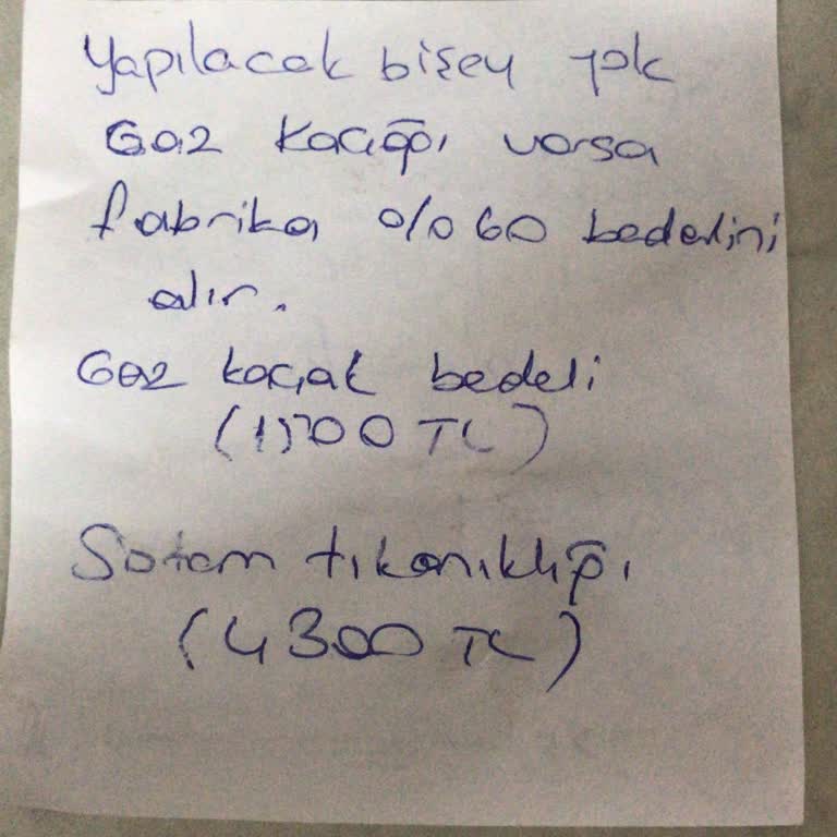 Arçelik Servisinde Ekstra Ücret Şoku