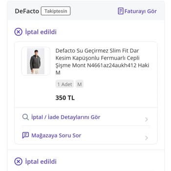 Yanlış Fiyatla İptal Edilen Ürünler