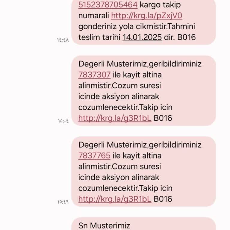 Kargo Ücreti Konusunda Yaşanan Anlaşmazlık