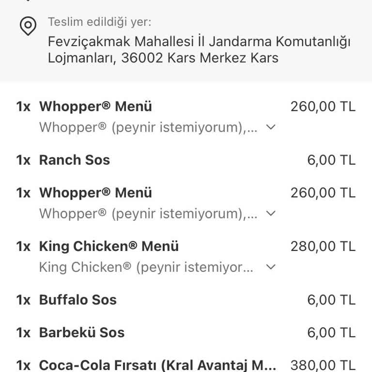 Geç Teslimat Ve Sorunlu Ürünler: Burger King Hayal Kırıklığı