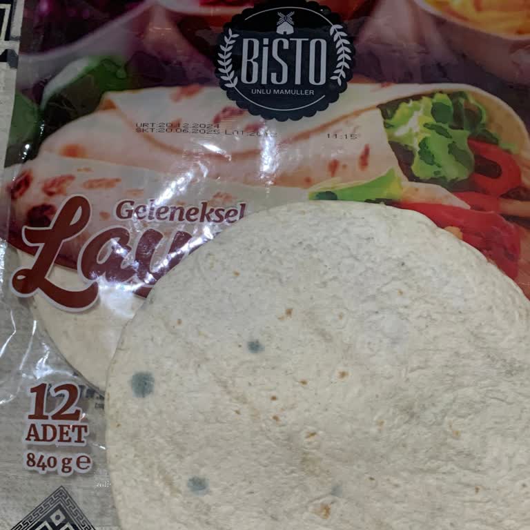 Başaktürk Gıda Bisto Marka Lavaş Küflü Çıktı
