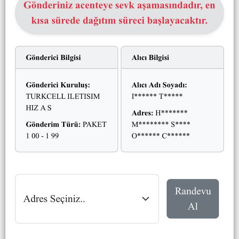 Kuryenet Teslimat Gecikmesi Ve İletişim Sorunları