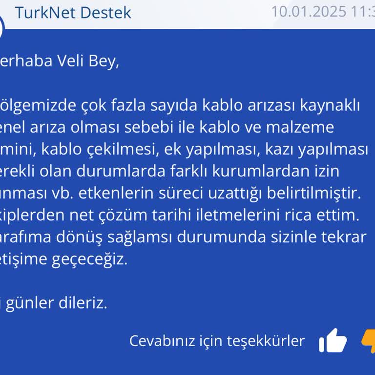 İnternet Bağlantı Sorununa Çözüm Bekliyorum