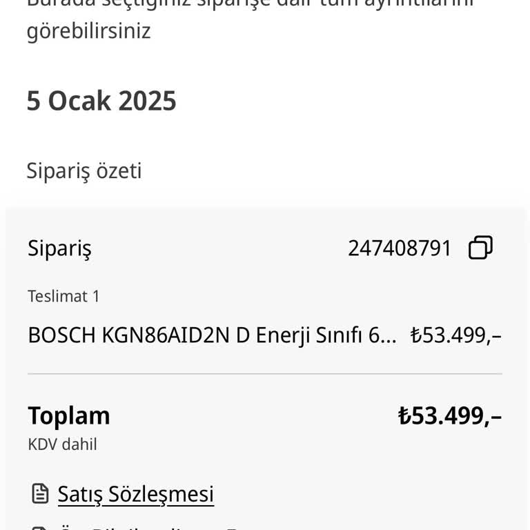 Bosch Buzdolabı Teslimatında Büyük Sorun: Müşteri Mağduriyeti