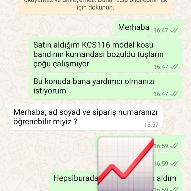 Koşu Bandı Kumandası Bozuldu, Ürün Desteği Eksik