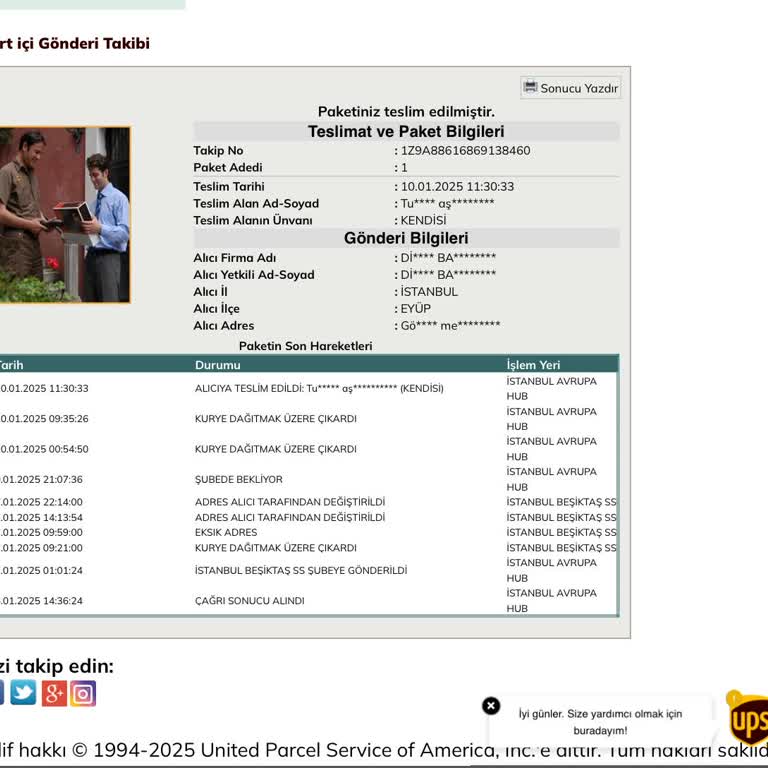 Bershka Yanlış Adres Nedeniyle Teslim Edilmeyen Sipariş ve İade Süreci