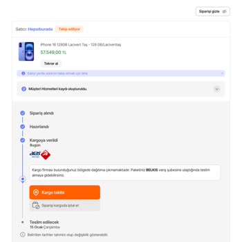 Kargo Teslimatında Yaşanan Sorun Ve İletişim Eksikliği