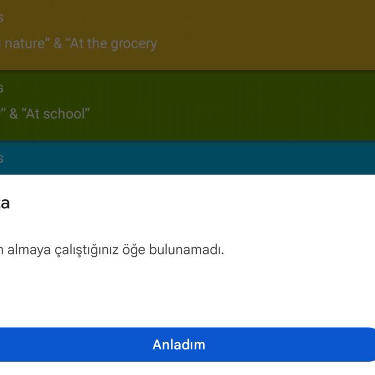 Kaldırılan Uygulama İçin Geri Getirme Talebi