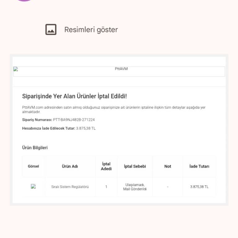 Kayıp Sipariş Ve Ulaşılamayan Firma Mağduriyeti