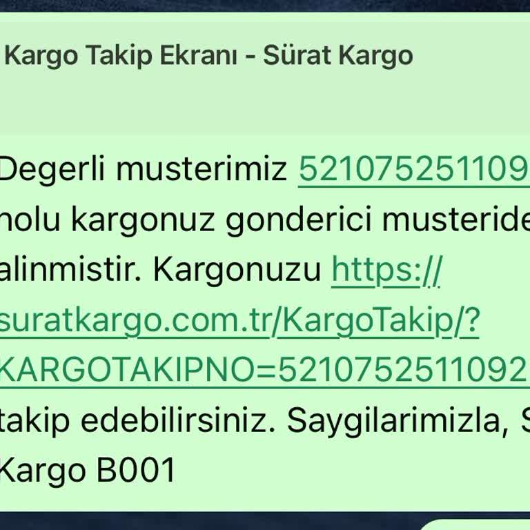 Sürat Kargo Kargo Teslimatında Gecikme Sorunu