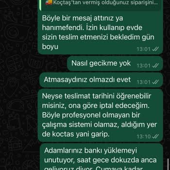 Koçtaş Ve Sembol Mobilya Teslimat Sorunu: Beklenen Masa Gelmedi