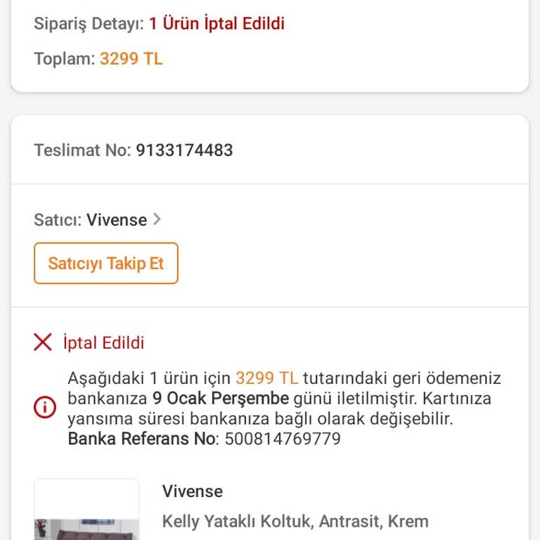 İptal Edilen Sipariş: Trendyol Ve Vivense Güven Kaybettiriyor