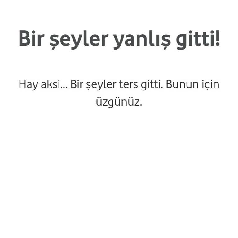 Vodafone Hediye Çarkı Sorunu