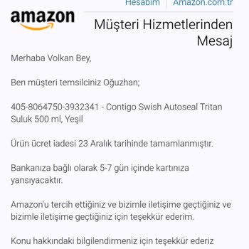 Amazon'da Para İadesi Sorunu: Çözülmeyen Bir Müşteri Deneyimi
