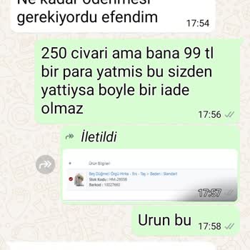 Haksız Kesinti: İade Edilen Ürün İçin Eksik Geri Ödeme