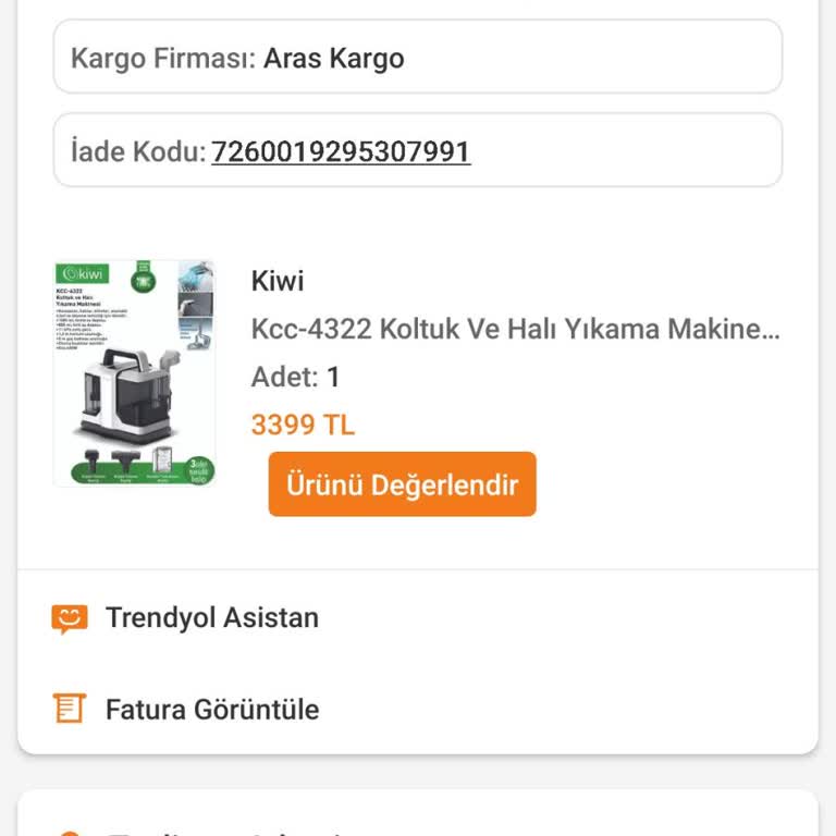 Trendyol'dan Alınan Ürünün İade Sürecinde Yaşanan Sorunlar