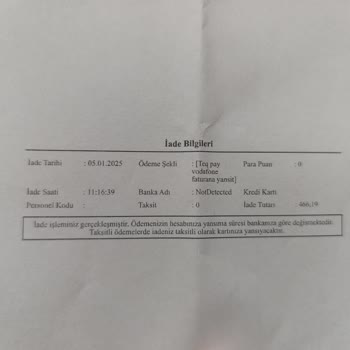 İade Sürecinde Yaşanan İletişim Problemleri