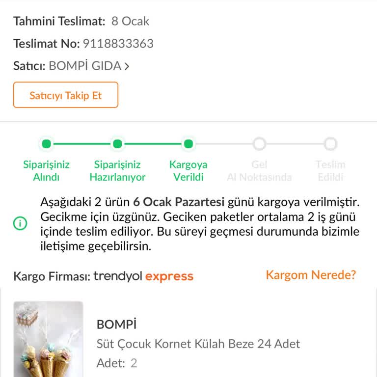 Trendyol Express Kargo İle Sürekli Gecikme Sorunu!