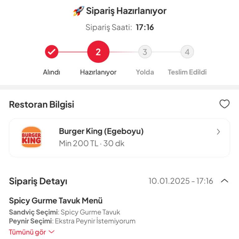Burger King Siparişim Hala Gelmedi: Müşteri Hizmetleri Yetersiz!