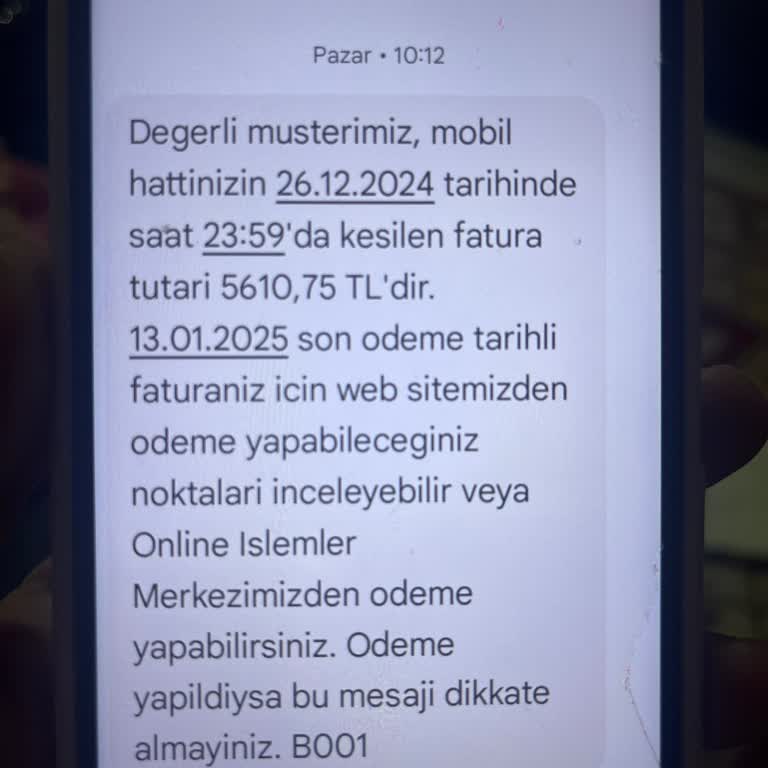 Yanlış Bilgilendirme Sonucu Yüksek Fatura Mağduriyeti