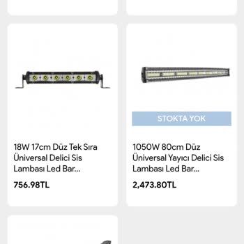 Aksoy Tuning Yanıltıcı Stok Bilgisi ve İptal Edilen Siparişle Mağduriyet